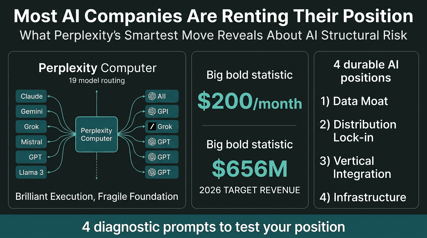 Most AI companies are renting their position. These 4 prompts tell you if yours is one of them.